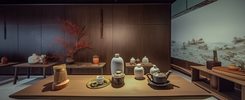 珍贵木料黄花梨茗室古典式室内设计怀旧风格室内摄影,高清,摄影图,摄影图片,图片大全,摄影图免费下载